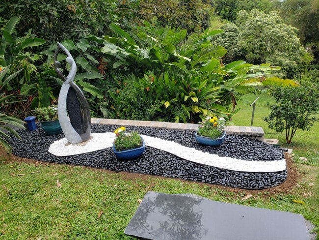 Dancer's Fountain in Back Yard - 47-337 Mahakea Rd House