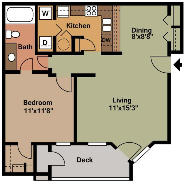 Interior Photo - Fox Run