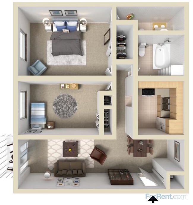 Foto del interior - Barrel Oaks Apartments