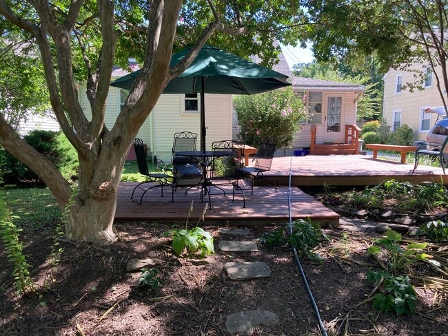 backyard with deck - 212 Mount Vernon Ave