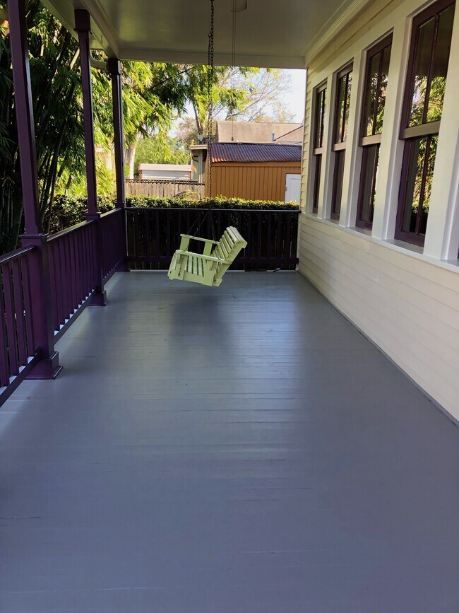 covered back porch - 3327 Dumaine St