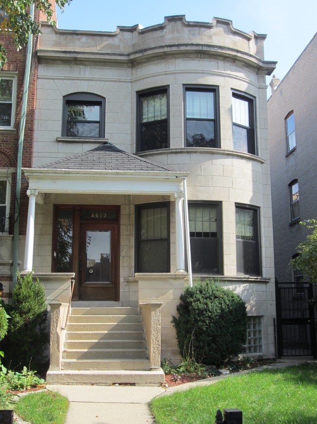 greystone facade - 4613 N Malden St