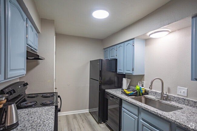 1BR, 1BA - 710SF Kitchen - Indigo Villas