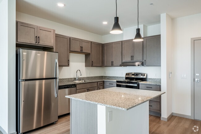 1BR, 1BA - 691SF - Kitchen - The Canyons
