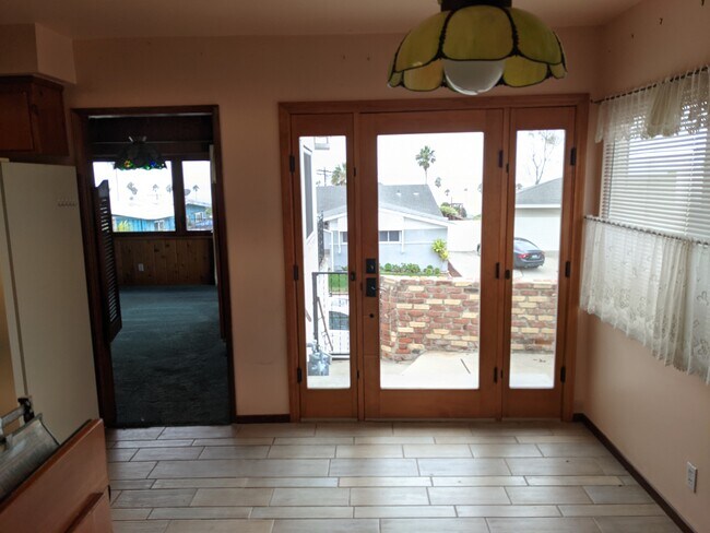 View from Kitchen to front patio - 1766 Perch St