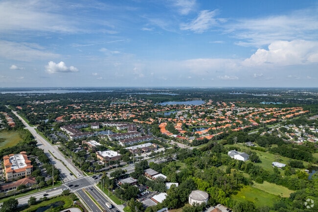 Aerial view of Lake Butler.