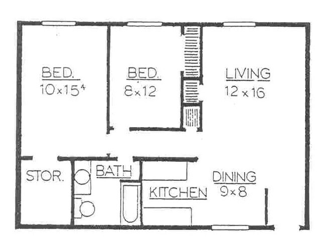 2 habitaciones - 1005 28th St