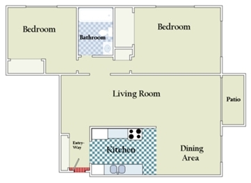 2HAB/1BA - Broadway Village Apartments