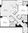 2 Bedroom- 1125