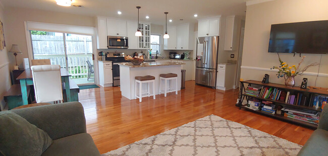 Living area view two, furnished for scale. All appliances were installed 2021 - 819 Page St