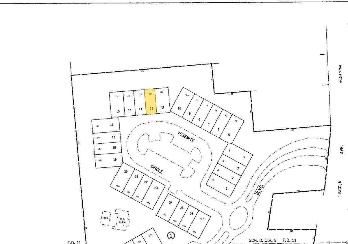 Mapa de la parcela - Park Place