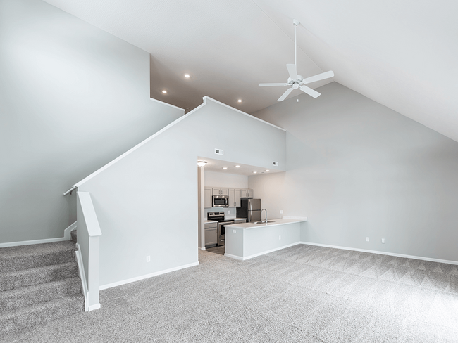 Vaulted Ceilings for Extra Breathing Room - The District at Ashland