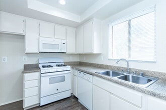 1 Bed 1 Bath Upstairs Kitchen - Brookside Park Apartments
