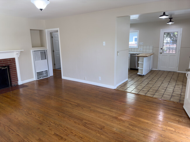 Living room, kitchen, and dining nook - 10827 Westminster Ave