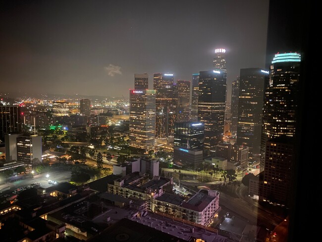 Night View from Dining Area - 1100 Wilshire Blvd