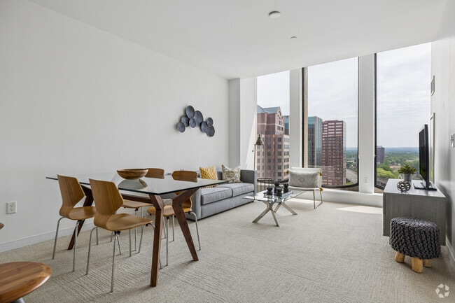 1BR, 1BA - 785SF - Dining Area and Living Room - 777 Main