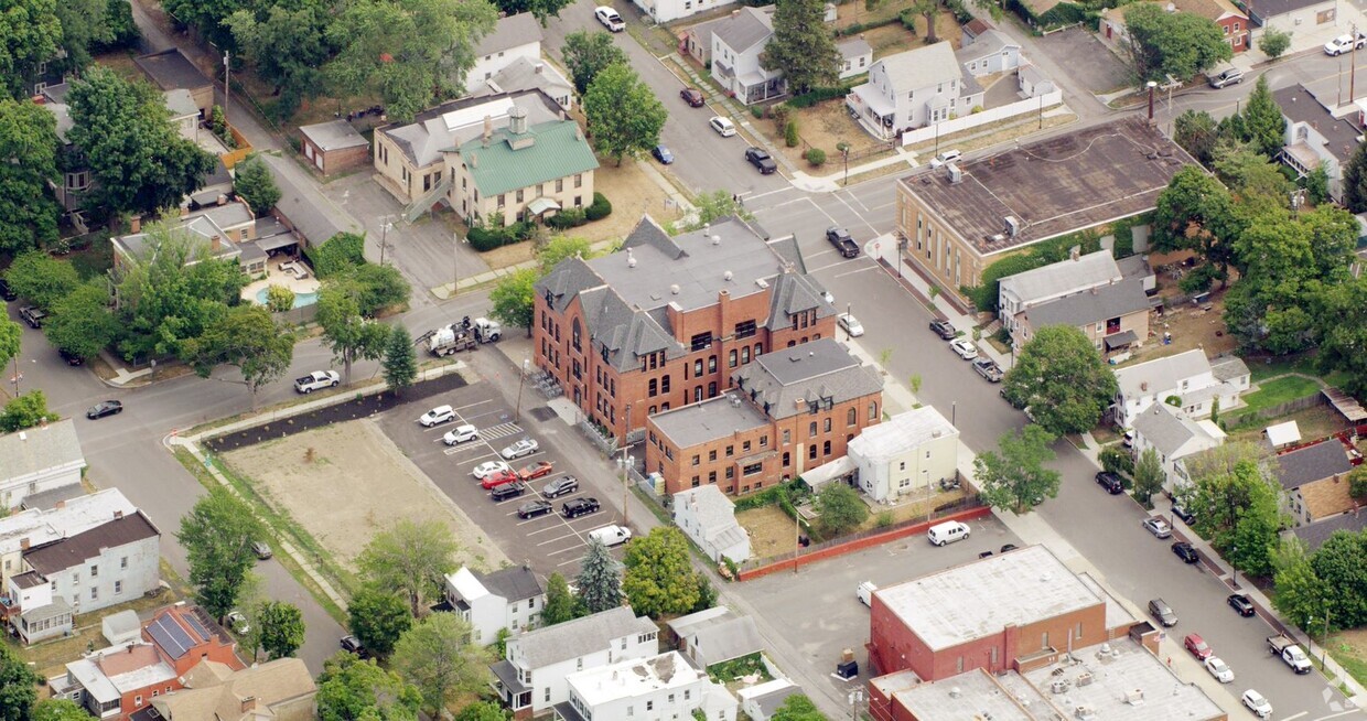 Aerial Photo - Troy Academy Lofts