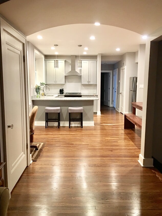 View into kitchen from family room - 6631 San Bonita Ave