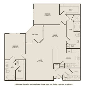 2 habitaciones, 2 baños - Pearl Greenway
