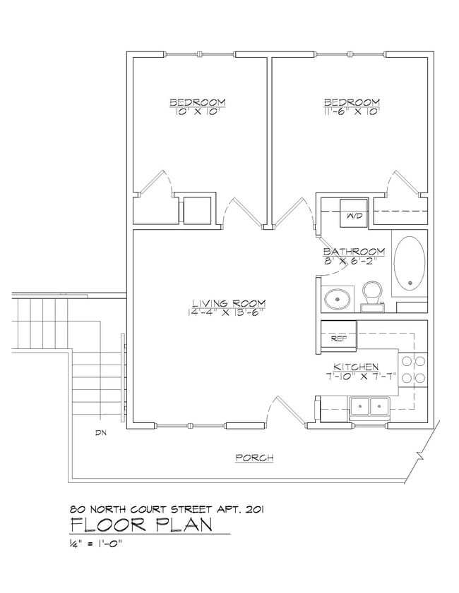Floor Plan - 80 N Court St