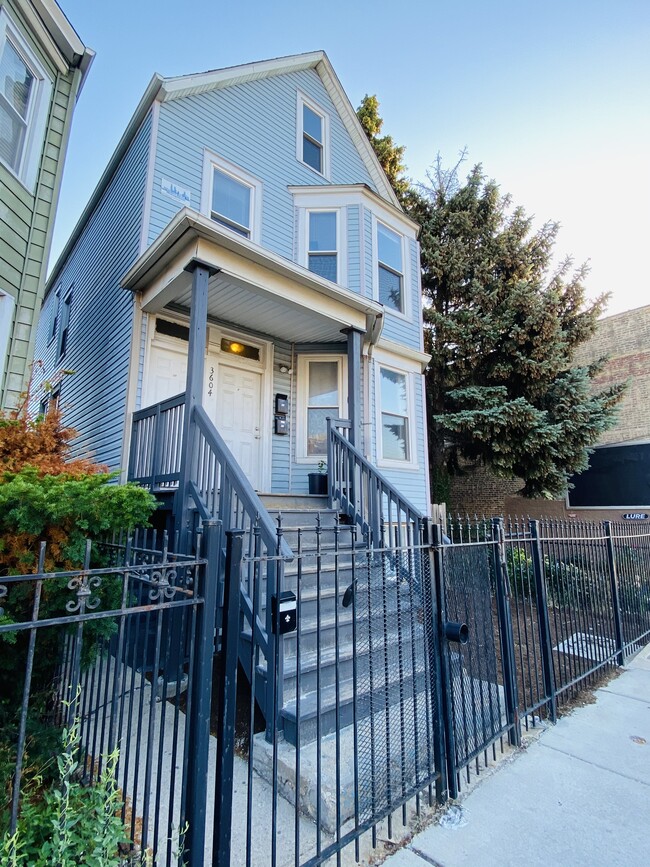 Front 3-Flat Building - 3604 W Diversey Ave