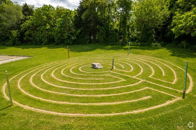 Labyrinth at the Williamstown Community Garden.