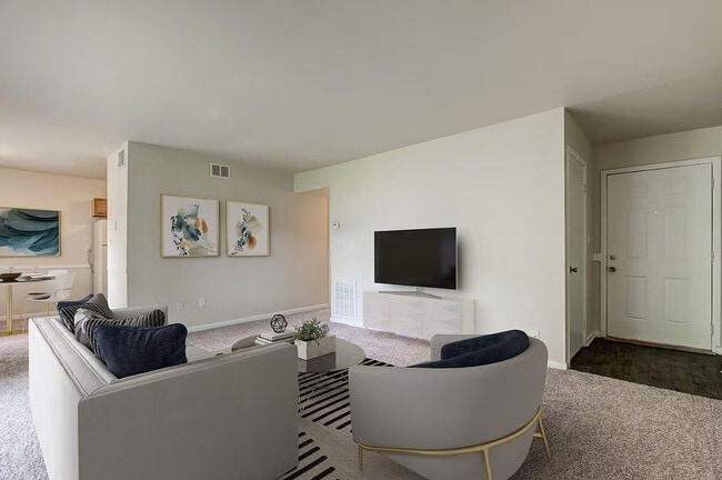 Living Room staged - Monarch Crossing