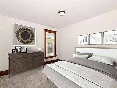 Bedroom 1 (staged) - 1432 Lasalle St