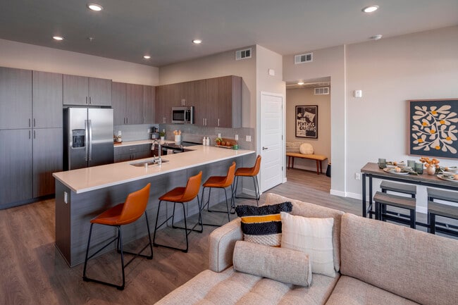 Kitchen with Counters - Overlook at Keystone Canyon