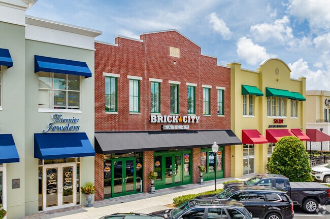 Brick City Eatery with it's classic brick facade and tasty pizzas located in Odessa.