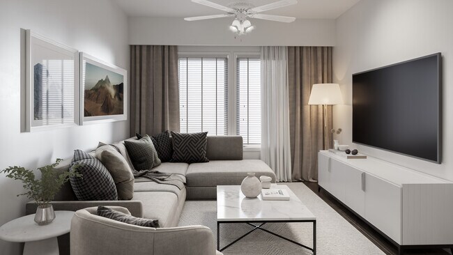 Sala de estar - Pearl Apartments