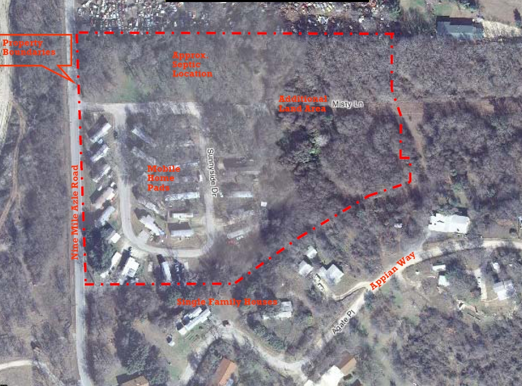 Aerial Photo - Green Oaks Mobile Home Park