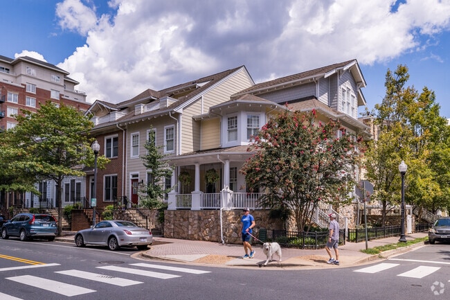 Stylish townhouses are all over the Clarendon and Courthouse district.