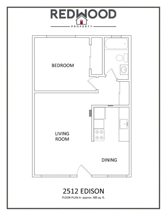 Plano de planta - 2512 Edison Avenue - Oak Plaza