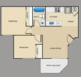 2 Bedroom 1 Bath