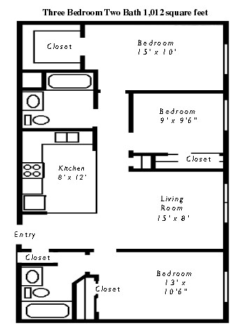 3HAB/2BA - Pheasant Run Apartments