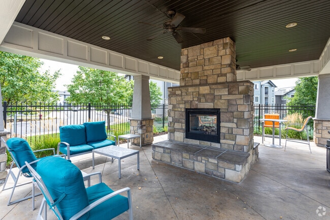 Pool Area - Talavera at the Junction Apartments & Townhomes
