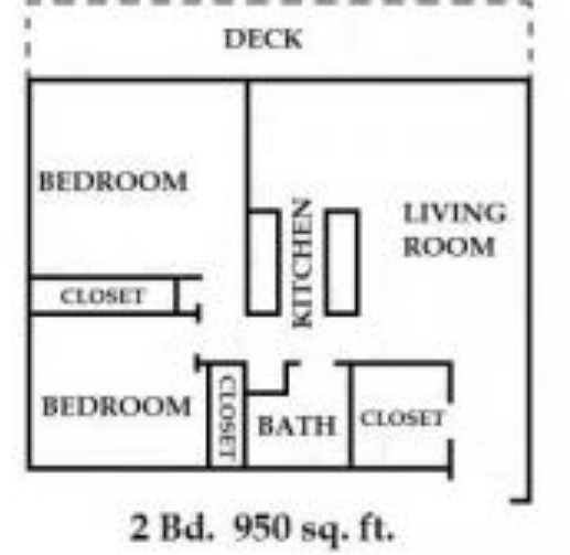 2BR/1BA - Dawn Lake