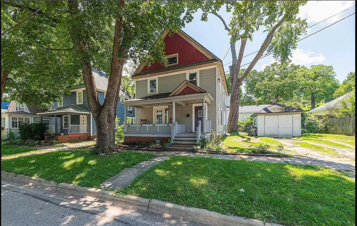 Garage has been removed. - 1227 Jefferson Ave
