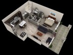 1 BR Designer Courtyard