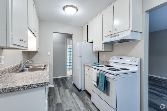 2BR, 1BA Renovated - 755SF - Kitchen - Priscilla Standish Apartments