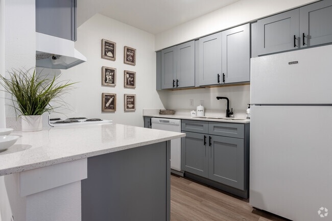 1BR, 1BA - 656SF - Kitchen - Mueller Flats Apartments