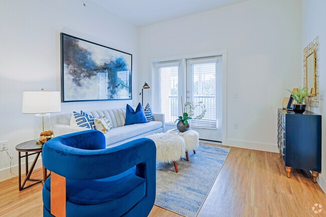 1BR, 1BA - 678SF - Living Area - Arbor Park Senior Apartments - 55+