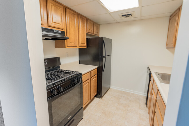 Sample Kitchen - Park Court Apartments