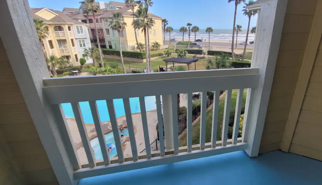 View from Patio (Ocean & Pool) - 7000 Seawall Blvd