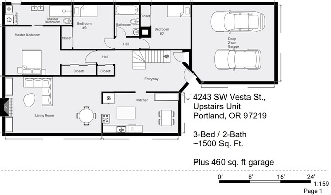 Floor plan - 4243 SW Vesta St