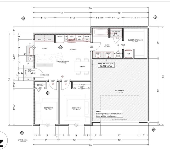 Floorplan - 7834 S Harvard Blvd