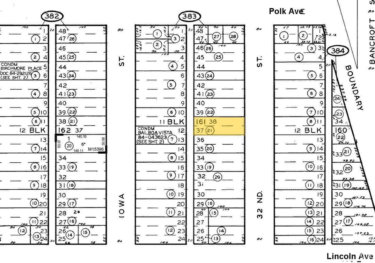 Plat Map - 4050-4052 32nd St