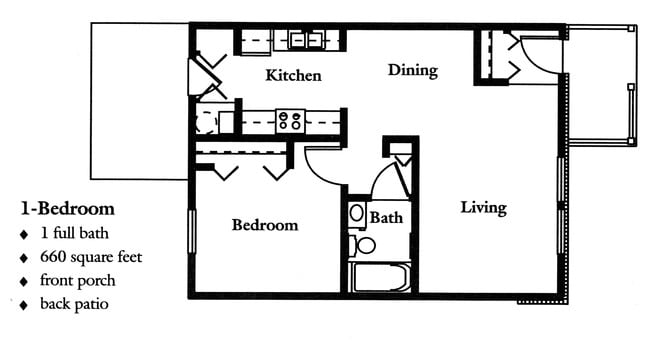 1BR/1BA - Augusta Springs