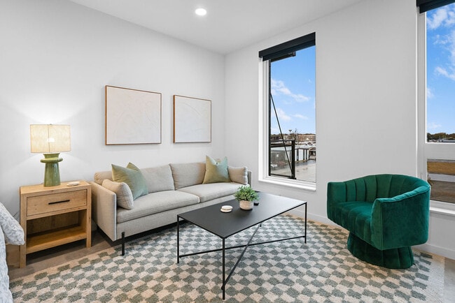 Furnished Living Room - The Common Place Apartments